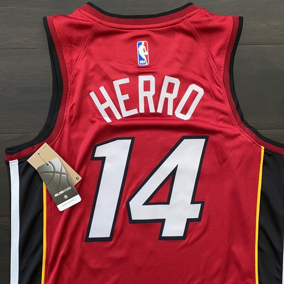 Miami Heat #14 Tyler Herro Red Jersey - Picture 7 of 8